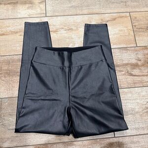 Abercrombie & Fitch | Faux Leather Black Pants